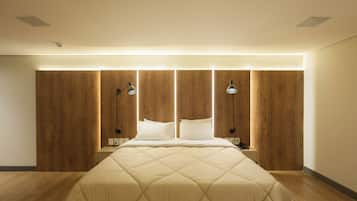 Habitación de lujo | Caja fuerte, cortinas opacas, sistema de insonorización y wifi gratis
