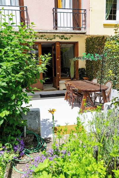 La Rosée - 2-room family apartment, Wifi, TV box, garden