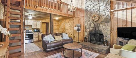 TV, caminetto, videogiochi