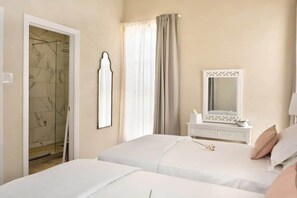 2 bedrooms, in-room safe, iron/ironing board, WiFi