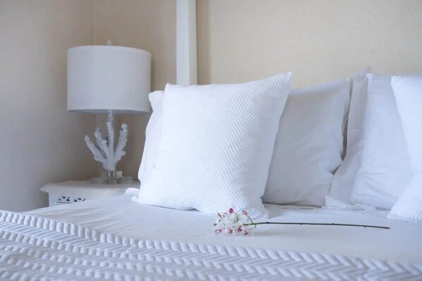 2 bedrooms, in-room safe, iron/ironing board, WiFi
