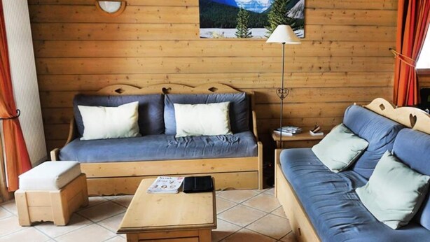 Living area - THE Gypsum Chalets A03 (Les Belleville)