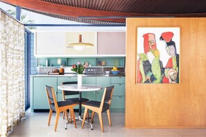 Private kitchen - The Desert Wave Midcentury Design in Palm Desert (Palm Desert)