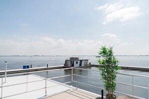 View from property - Modern Houseboat in Offingawier With Terrace (Offingawier)