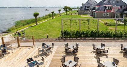Modern Houseboat in Offingawier With Terrace