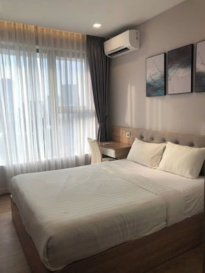 Peralatan tempat tidur premium, gebar bulu kapas, katil Select Comfort