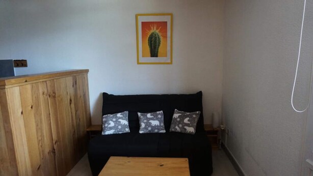 Living area - Studio Cabin for 4 People (Orcieres)