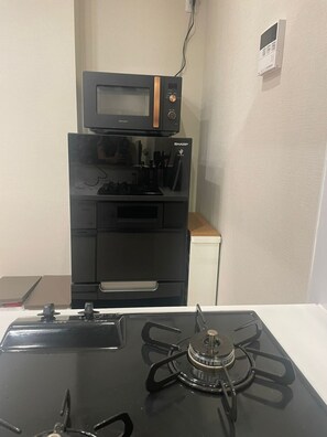 Mikrowelle, Herdplatte, Geschirrspüler