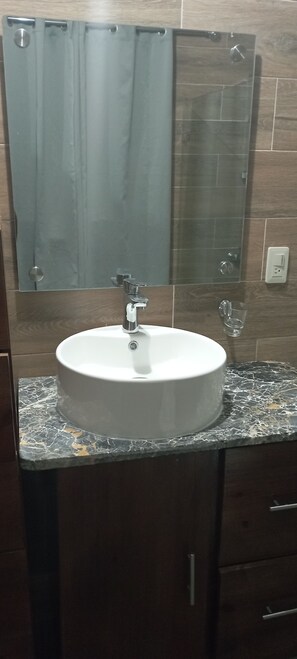 Hair dryer, towels, soap, toilet paper - Apart hotel Costa Verde#3 with Queen bed (Las galeras)