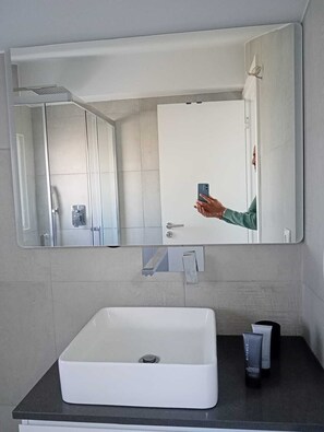 Towels, soap, toilet paper