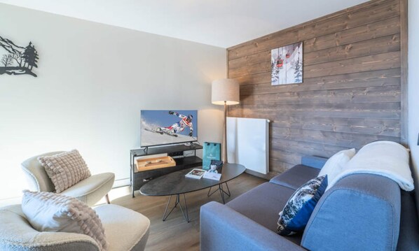 Living area - 3-room Apartment 4a+2e (Huez)