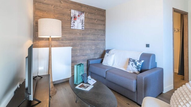 Living area - 3-room Apartment 4a+2e (Huez)