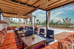 Terrace/patio - Majestic Luxury Manoir 34 rooms 68 people (Marrakech)