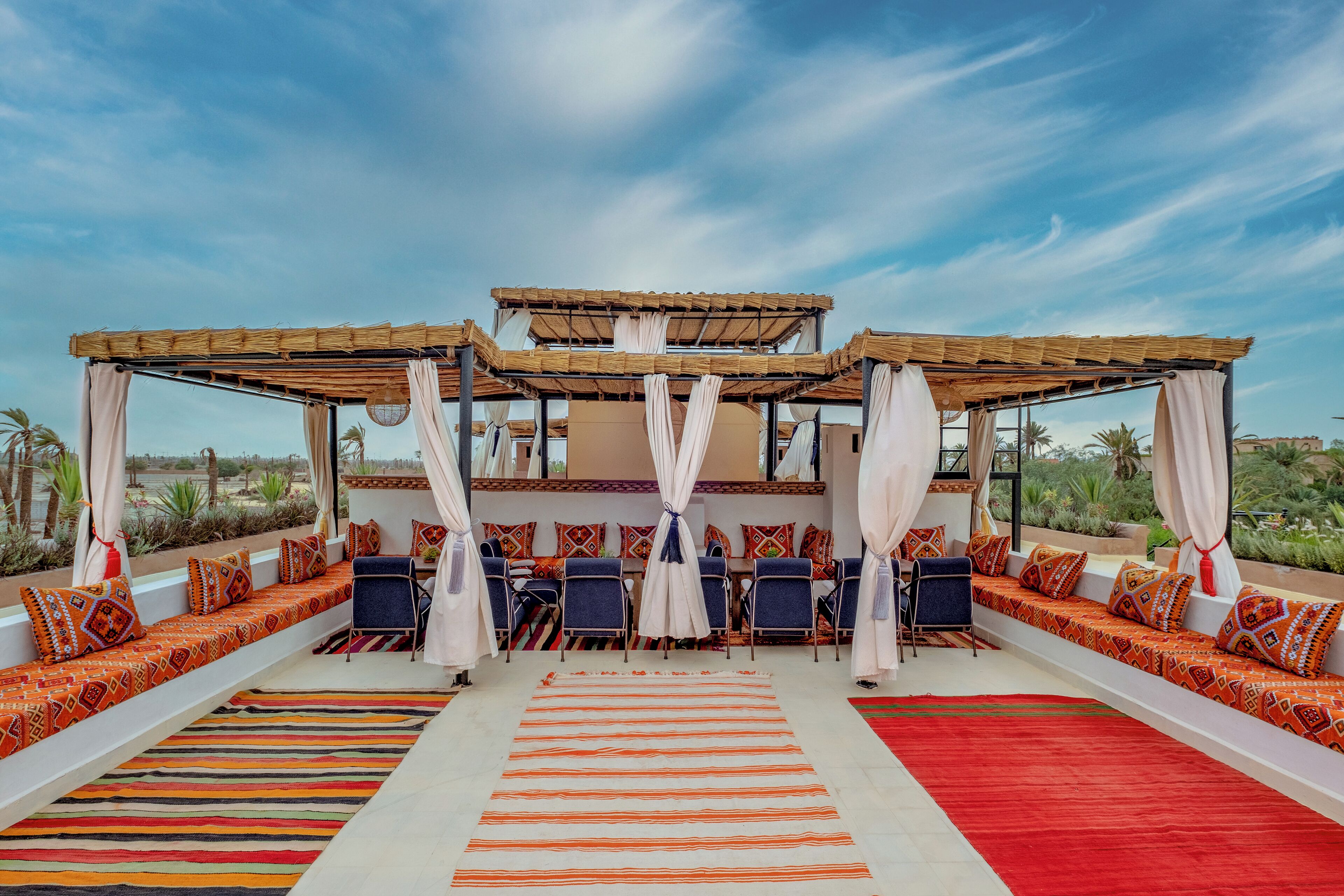 Außenbereich für Bankette