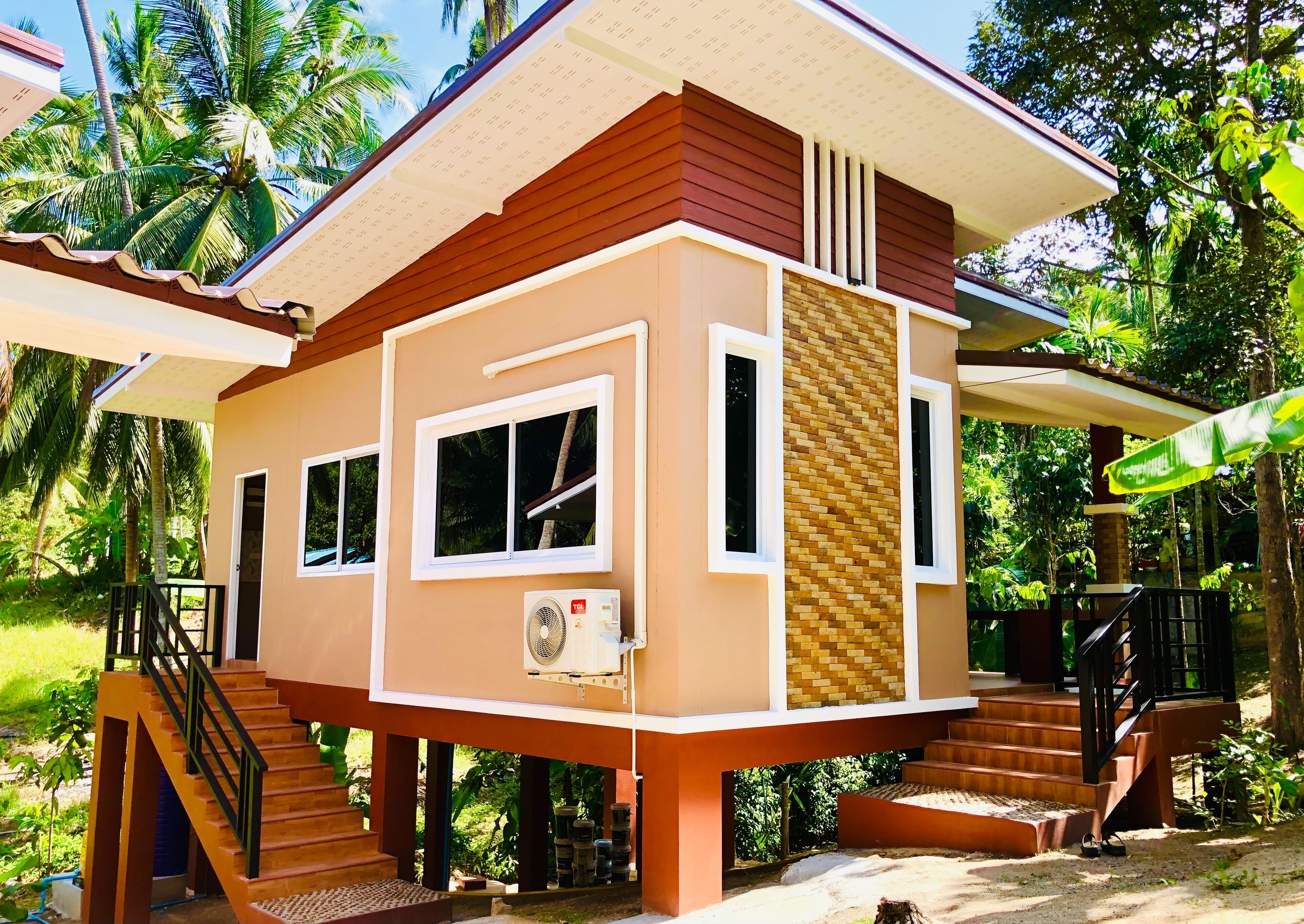 Casa familiar, 2 habitaciones, para no fumadores, vista al jardín | Jardín