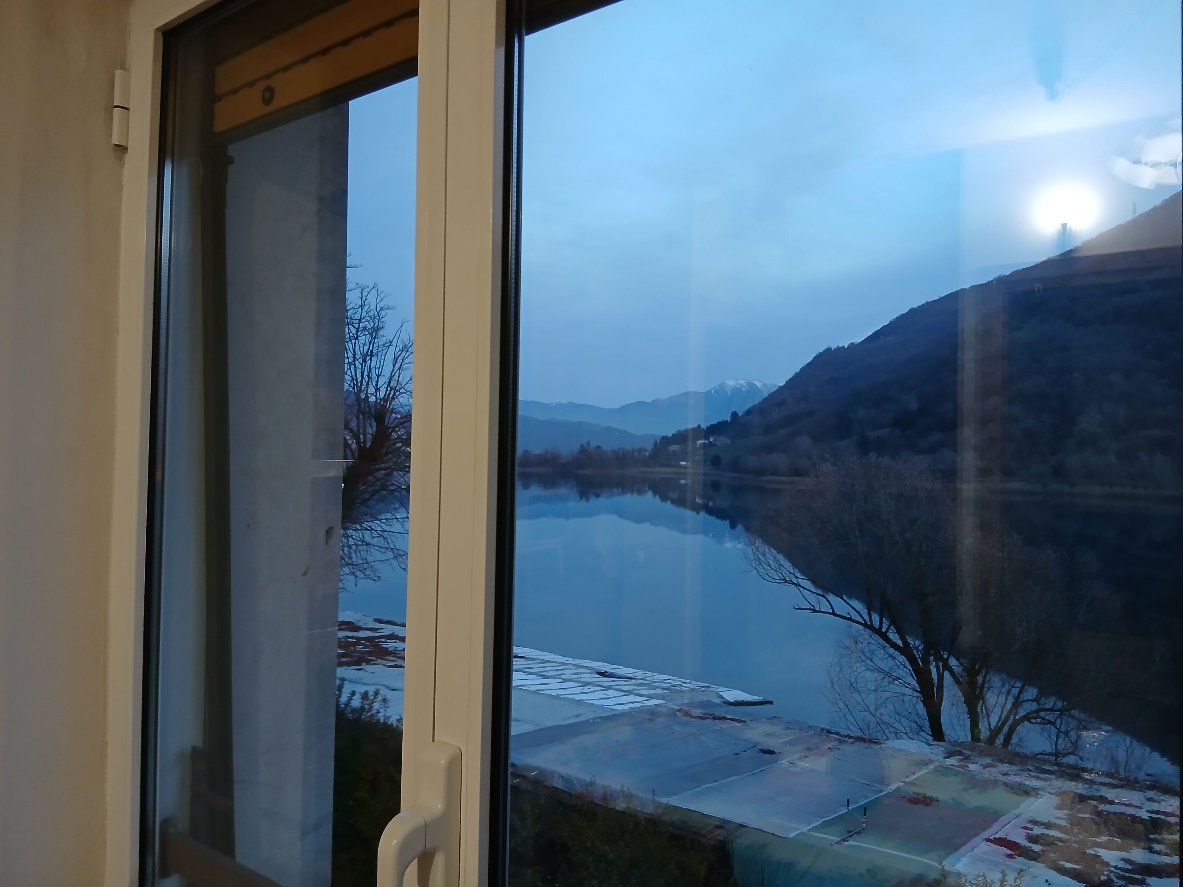 Blick von der Unterkunft