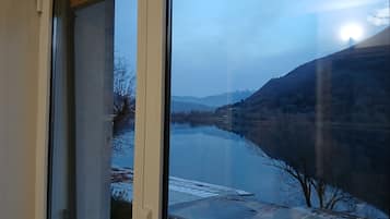 Blick von der Unterkunft