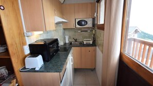 Private kitchen - Studio 3/4 People - LES Hameaux 1 - Plagne Villages (La Plagne-Tarentaise)
