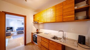 Fridge, coffee/tea maker, cookware/dishes/utensils - Waterfront Villa Dora by Villas Guide (Smokvica)