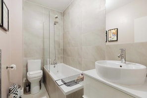 Shower, hair dryer