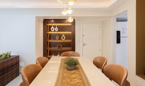 Basic Apartment | Dining - Apt w/ BBQ 80 m From the Beach Pat0402 (Itapema)