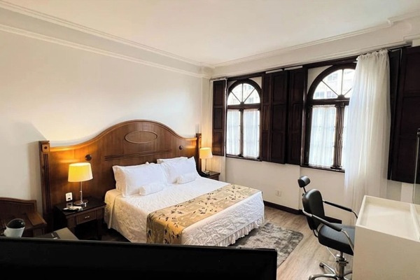 Bedroom. Interior and views may vary by availability.