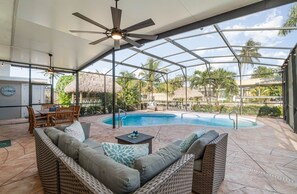 Et oppvarmet basseng