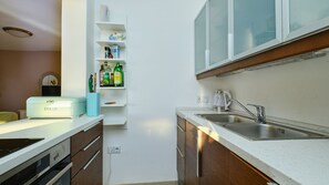 Fridge, microwave, oven, dishwasher - Villa Hemingway beachfront by Villas Guide (Karlobag)