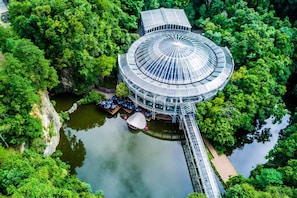 منظر من الجو على ارتفاع عالٍ