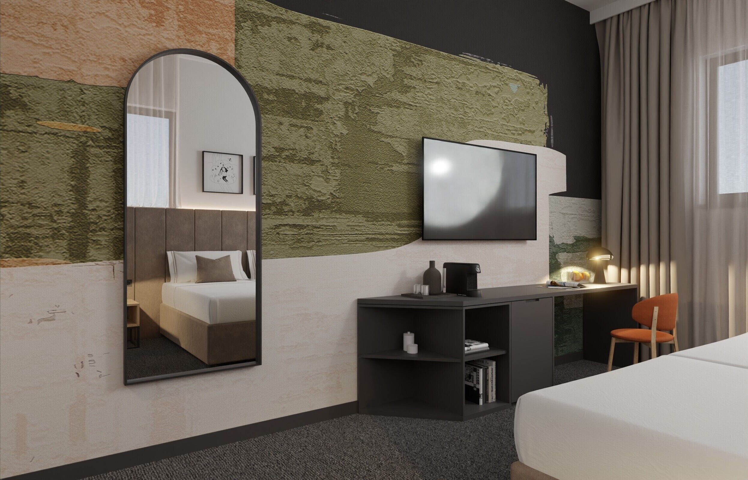 小型套房 | 办公桌、免费 WiFi