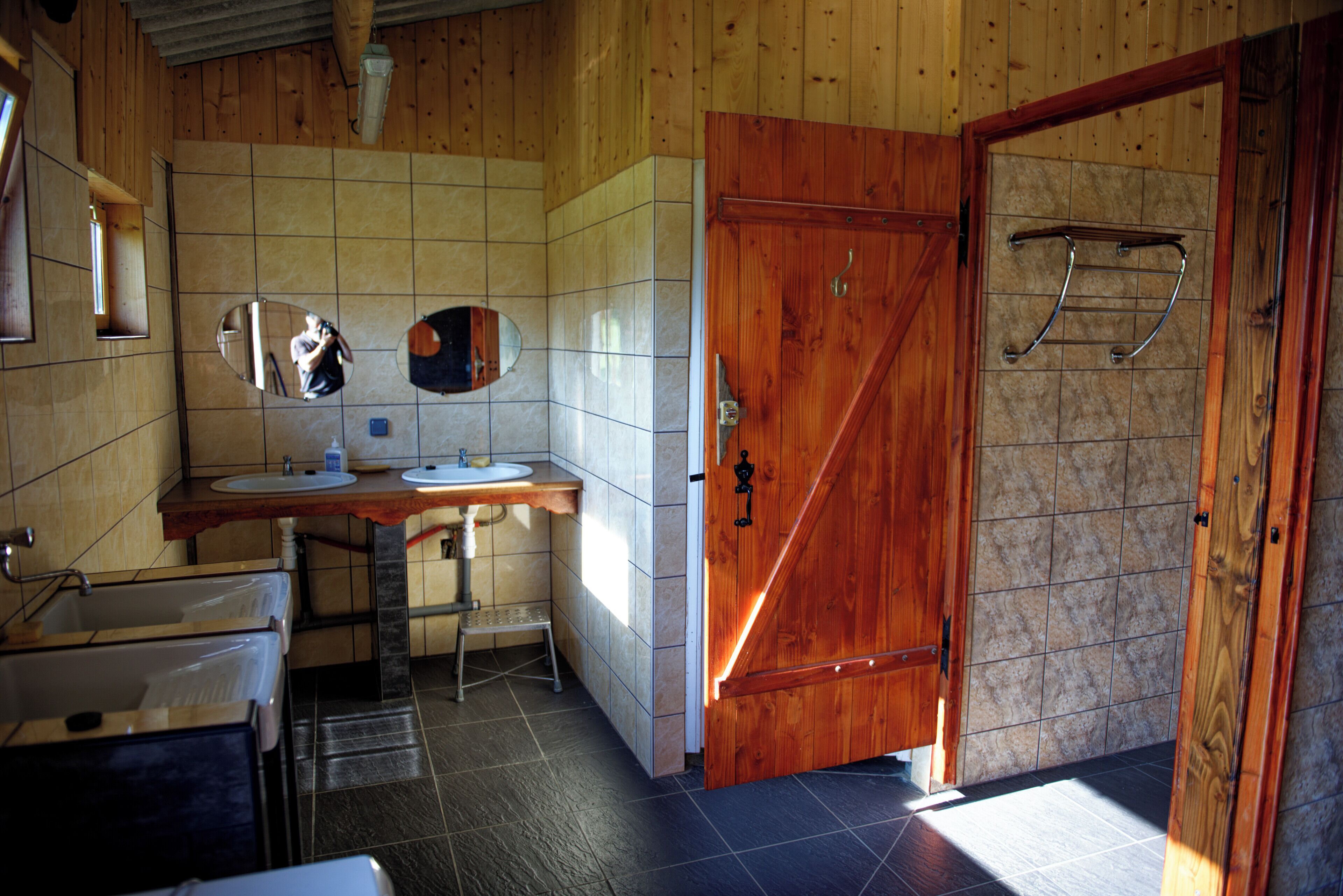 Douche, papier toilette