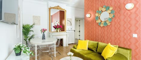 Departamento | Área de sala de estar | Smart TV, Netflix, servicios de streaming y oficina