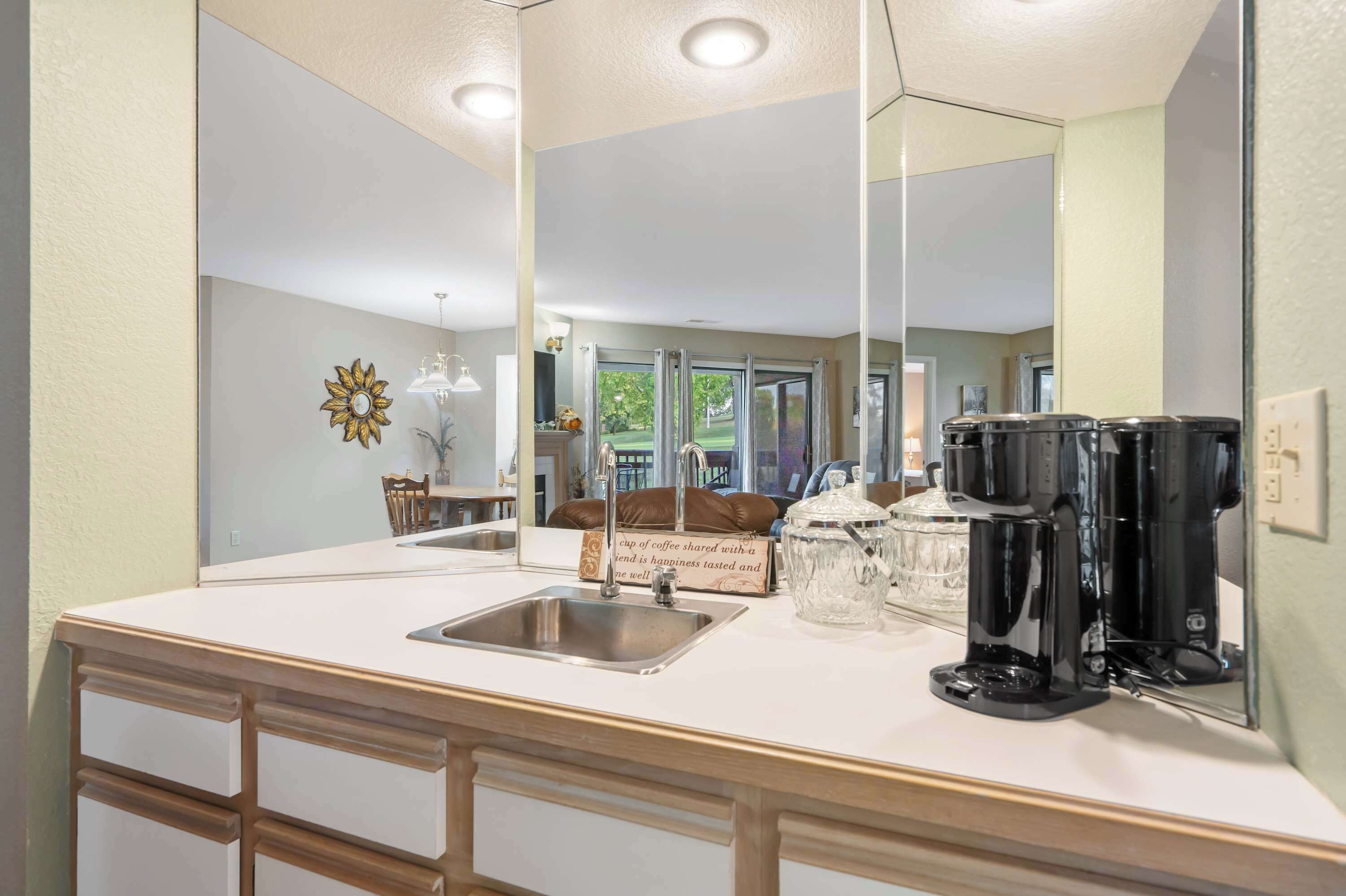 Appartement, meerdere bedden, balkon, uitzicht op golfbaan (Fairway Retreat) | Interieur