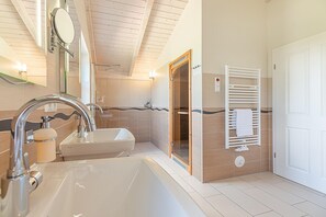 Shower, hair dryer