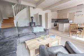 TV connectée, cheminée