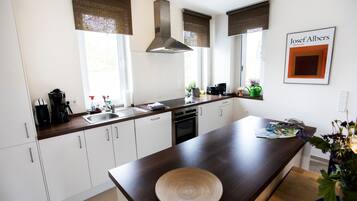 Kühlschrank, Ofen, Herdplatte, Geschirrspüler