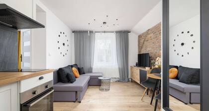 Betonowa 4 CzeladĆș | Brick Cozy Apartment | Remote Work