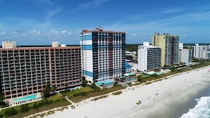 Exterior - Coastal Vibes Await in 4 Oceanview Rooms with Balcony - with Indoor Pool (Myrtle Beach)