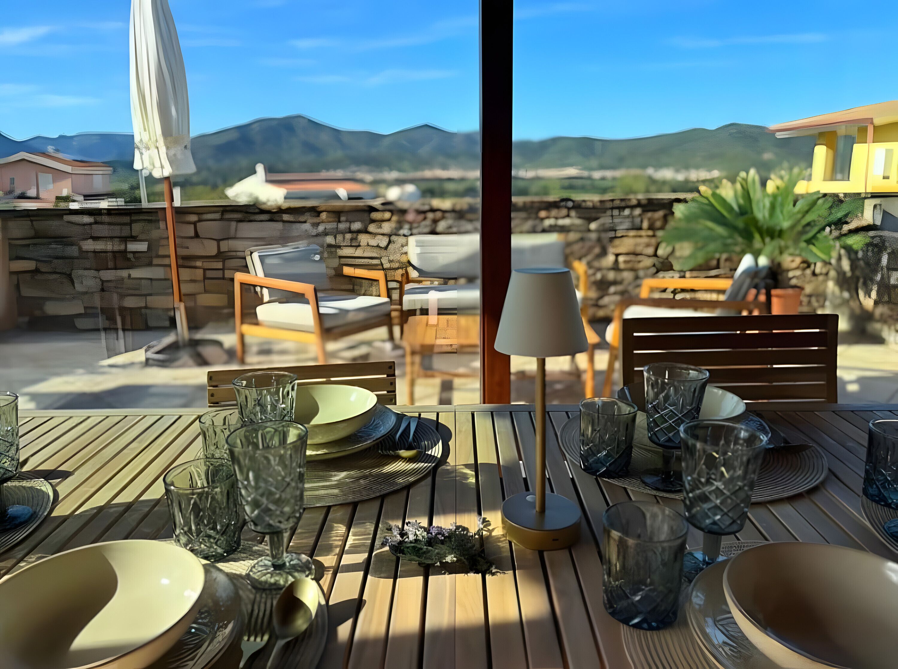 Udendørs spisemuligheder