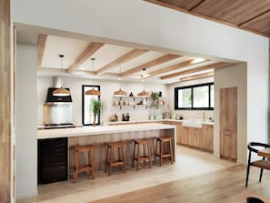 Private kitchen - Villa Salicorne 210m2 with swimming pool (Saint-Brevin-les-Pins)