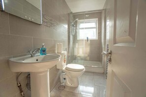 Shower, hair dryer