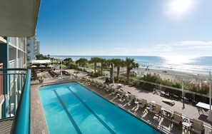 Indoor pool - 2 Beachside Suites with Amazing Ocean Scenes Near Family Kingdom Amusement Park (Myrtle Beach)