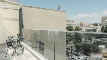 Appartement Deluxe | Vue depuis le balcon