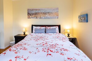 5 dormitorios, tabla de planchar con plancha, wifi gratis y ropa de cama