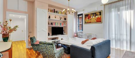 1 makuuhuone, silitysrauta/-lauta, ilmainen Wi-Fi, vuodevaatteet