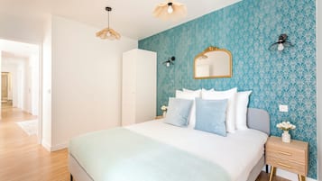 Apartamento, vista para o jardim | Roupas de cama antialérgicas, camas com colchões pillow-top