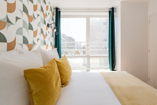 Apartment, Garden View | Hypo-allergenic bedding, pillowtop beds, individually decorated - Merveil Family Suite - Finlay (Paris)