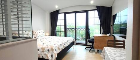 Căn hộ, 1 phòng ngủ, phù hợp cho người khuyết tật, ban công | 1 phòng ngủ