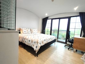 Leilighet, 1 soverom, tilgjengelighetstilpasset, balkong | 1 soverom