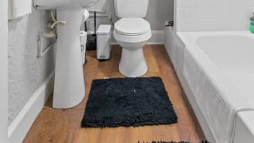 Towels, soap, toilet paper